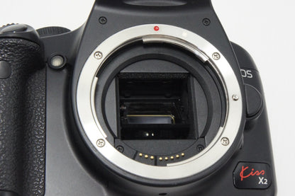 Canon キヤノン EOS Kiss X2 レンズキット (EF-S 18-55mm F3.5-5.6 IS) デジタル一眼レフカメラ 260616ah