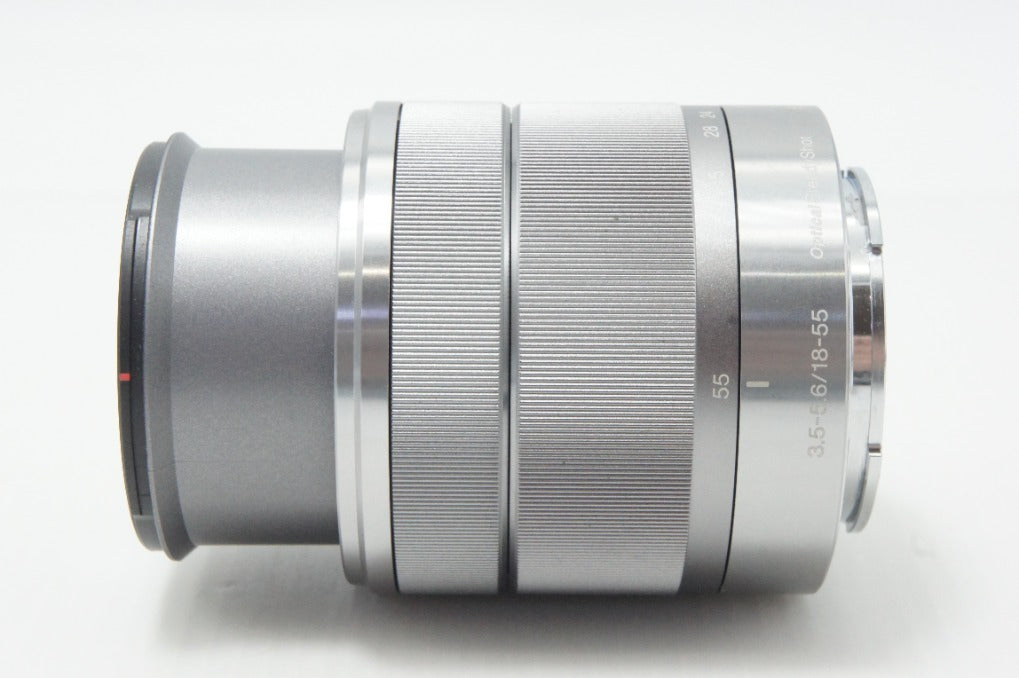 SONY ソニー E 18-55mm F3.5-5.6 OSS SEL1855 シルバー Eマウント APS-C ズームレンズ 260619q