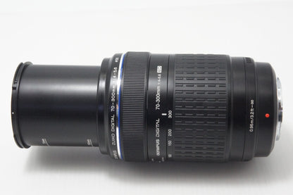 OLYMPUS オリンパス ZUIKO DIGITAL ED 70-300mm F4-5.6 フォーサーズ ズームレンズ フード付 260620c