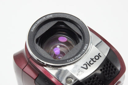 JVC ケンウッド Victor Everio GZ-MG650 デジタルビデオカメラ レッド 260615k