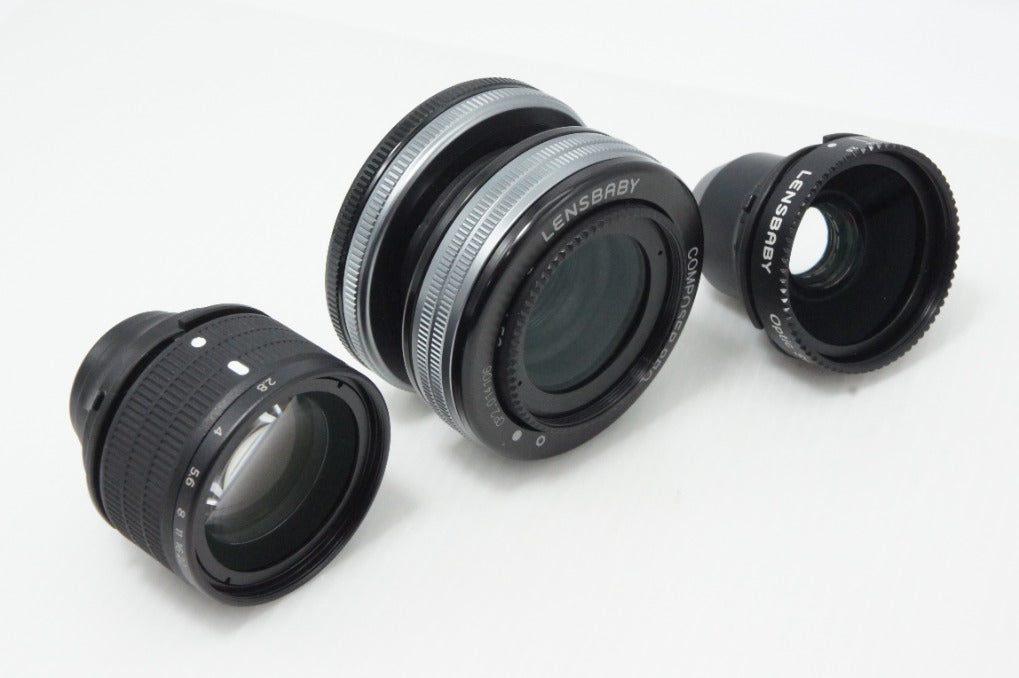 美品 LENS BABY COMPOSER PRO II レンズセット Sweet 50/Sweet 35/Edge 80/Macro Converter Nikon Fマウント 260618am