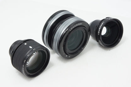 美品 LENS BABY COMPOSER PRO II レンズセット Sweet 50/Sweet 35/Edge 80/Macro Converter Nikon Fマウント 260618am