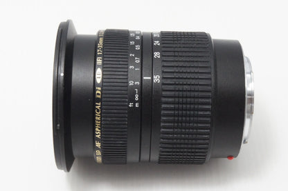 Good condition TAMRON SP AF 17-35mm F2.8-4 Di LD ASPHERICAL IF A05 SONY MINOLTA α-mount Zoom Lens with Hood 260619d