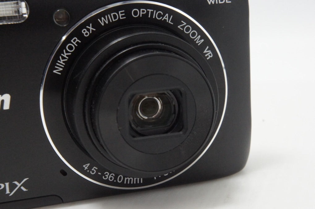 美品 Nikon ニコン COOLPIX S3700 コンパクトデジタルカメラ ブラック 260624av
