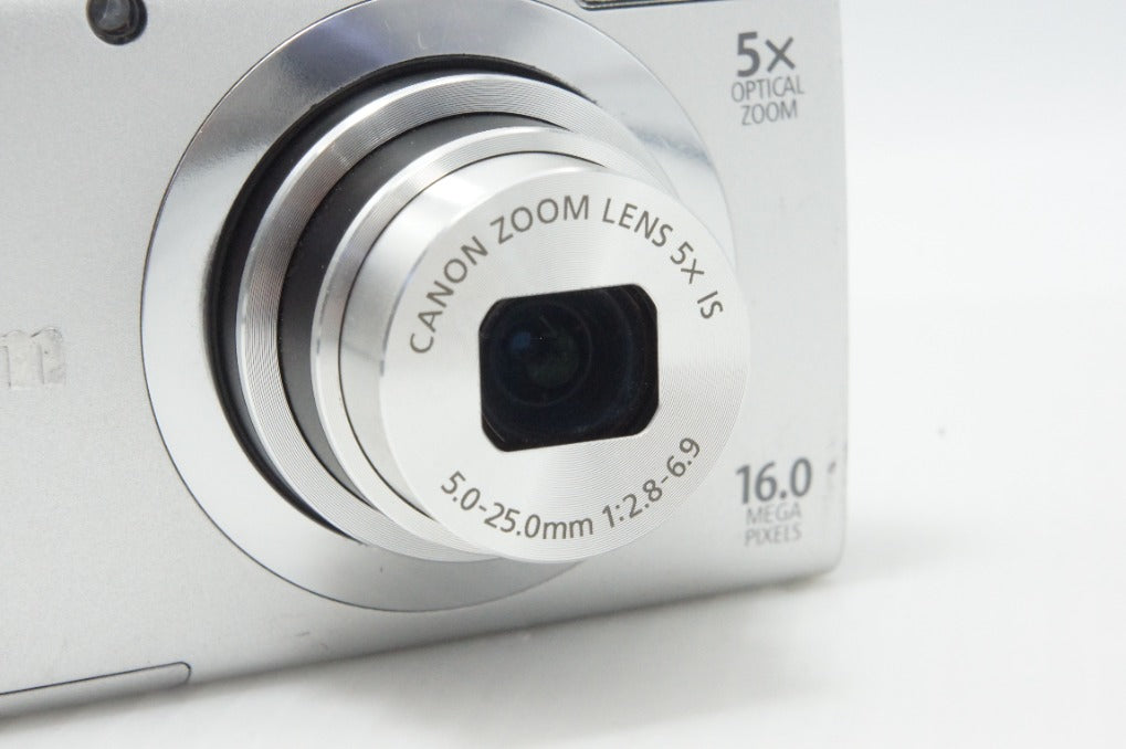 良品 Canon キヤノン PowerShot A2400 IS コンパクトデジタルカメラ シルバー 260624ax