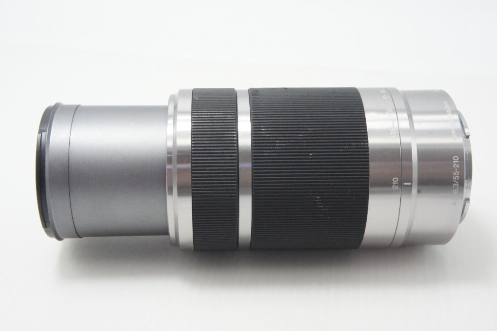 SONY ソニー E 55-210mm F4.5-6.3 OSS SEL55210 Eマウント APS-C ズームレンズ シルバー 260624bo【アルプスカメラ】