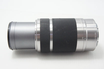 SONY ソニー E 55-210mm F4.5-6.3 OSS SEL55210 Eマウント APS-C ズームレンズ シルバー 260624bo【アルプスカメラ】