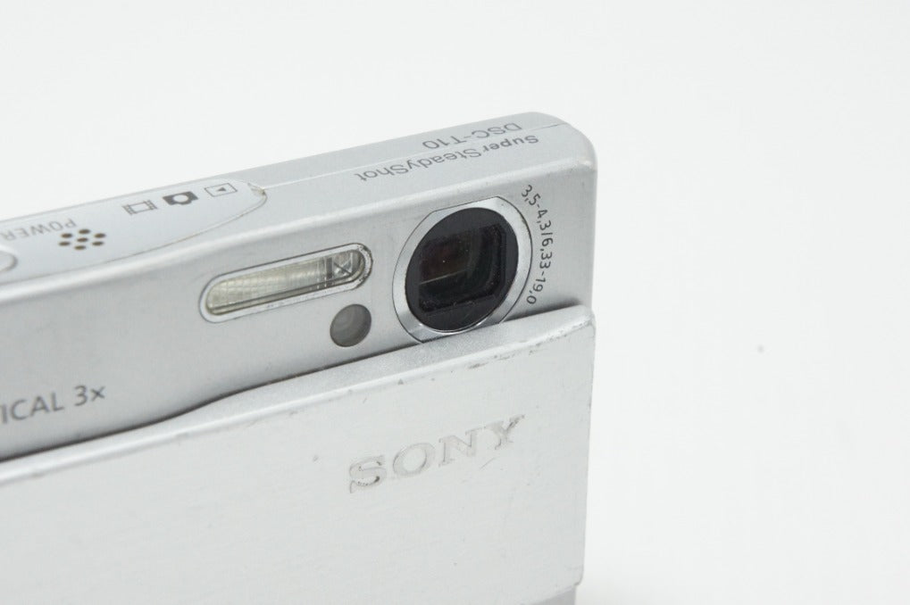 SONY ソニー Cyber-shot DSC-T10 コンパクトデジタルカメラ シルバー 260624ag