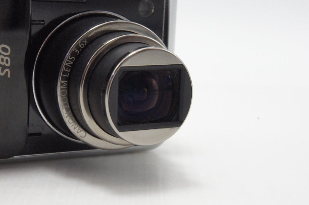 Canon キヤノン PowerShot S80 コンパクトデジタルカメラ ブラック 元箱付 260624p