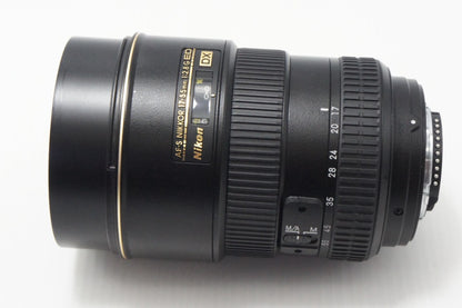 美品 Nikon ニコン AF-S DX ZOOM NIKKOR 17-55mm F2.8G IF ED APS-C ズームレンズ フード付 260626p