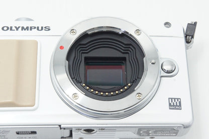 OLYMPUS オリンパス PEN Mini E-PM2 ボディ ミラーレス一眼カメラ ホワイト 260625aa