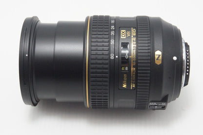 美品 Nikon ニコン AF-S DX NIKKOR 16-80mm F2.8-4E ED VR APS-C ズームレンズ フード付 260616g