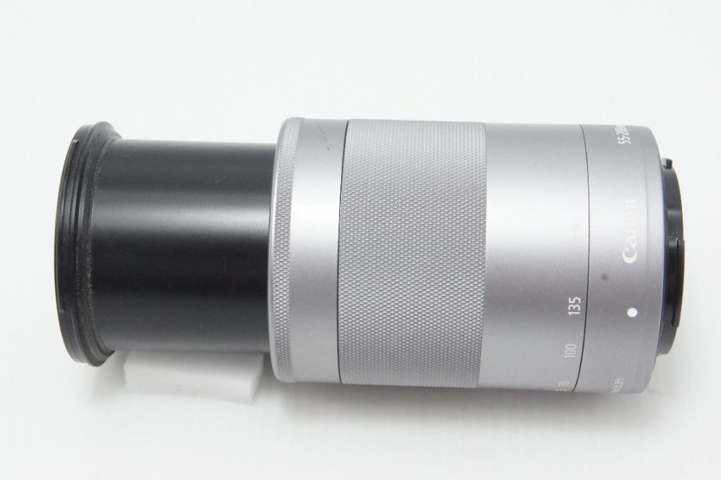 Canon キヤノン EF-M 55-200mm F4.5-6.3 IS STM APS-C EF-Mマウント ズームレンズ シルバー 260616e