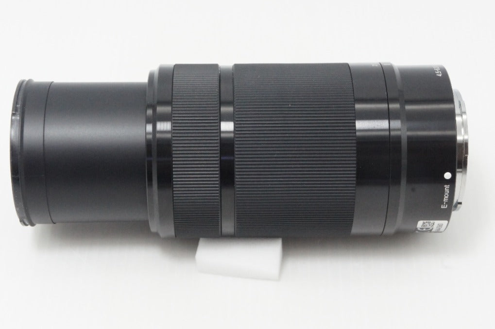 美品 SONY ソニー E 55-210mm F4.5-6.3 OSS SEL55210 Eマウント APS-C ズームレンズ ブラック フード付 260616z