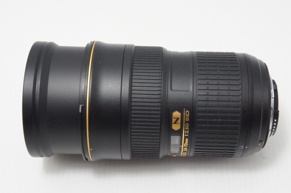 美品 Nikon ニコン AF-S NIKKOR 24-70mm F2.8G ED ズームレンズ フード ケース付 260617e