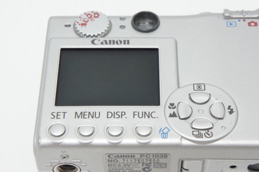 良品 Canon キヤノン IXY DIGITAL 400 コンパクトデジタルカメラ シルバー 260618o