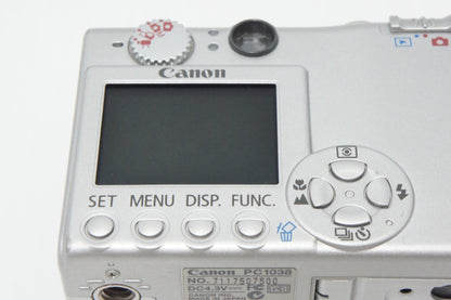 良品 Canon キヤノン IXY DIGITAL 400 コンパクトデジタルカメラ シルバー 260618o