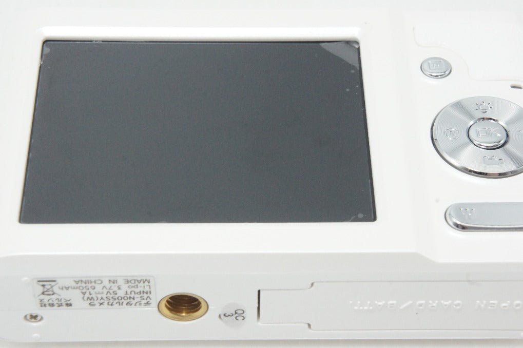 美品 VERSOS ベルソス VS-N005SY コンパクトデジタルカメラ ホワイト 260618d