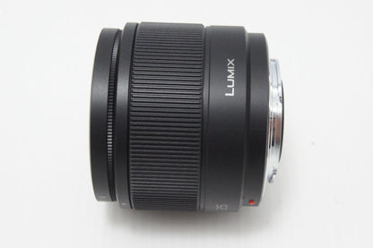 美品 Panasonic パナソニック LUMIX G 25mm F1.7 ASPH. H-H025 マイクロフォーサーズ 単焦点レンズ ブラック 260618ac