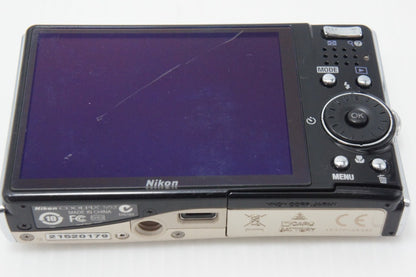Nikon ニコン COOLPIX S52 コンパクトデジタルカメラ ベージュゴールド 260618c