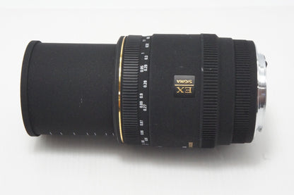 美品 SIGMA シグマ AF MACRO 70mm F2.8 EX DG Canon キヤノン EFマウント フード付 260618ai
