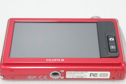 美品 FUJIFILM フジフィルム FinePix Z90 コンパクトデジタルカメラ レッド 元箱付 260620d