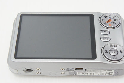 美品 FUJIFILM フジフィルム FinePix JX180 コンパクトデジタルカメラ シルバー 元箱付 260620r