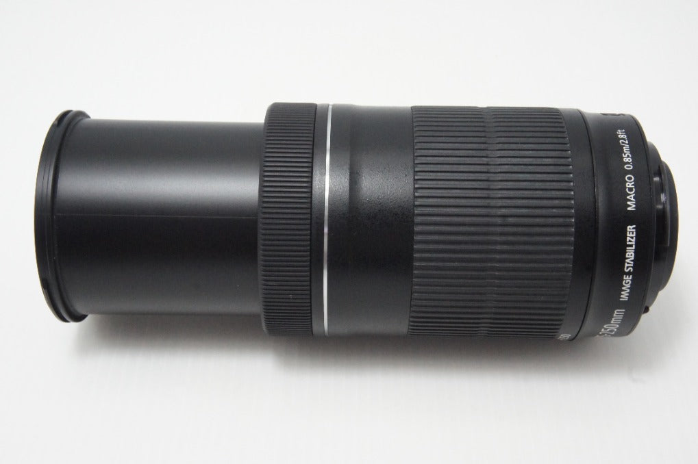 Good condition Canon EF-S 55-250mm F4-5.6 IS STM APS-C Zoom Lens 260619an