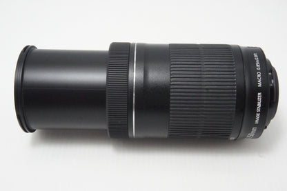 Good condition Canon EF-S 55-250mm F4-5.6 IS STM APS-C Zoom Lens 260619an