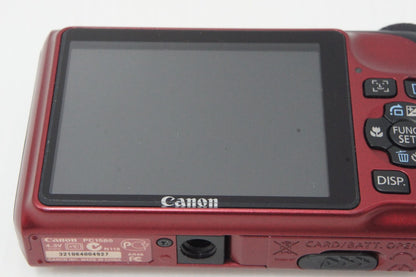 美品 Canon キヤノン PowerShot A2200 コンパクトデジタルカメラ レッド 元箱付 260612s