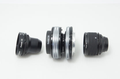 美品 LENS BABY COMPOSER PRO II レンズセット Sweet 50/Sweet 35/Edge 80/Macro Converter Nikon Fマウント 260618am