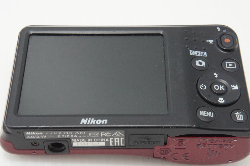 Nikon ニコン COOLPIX A10 コンパクトデジタルカメラ レッド 260624ab