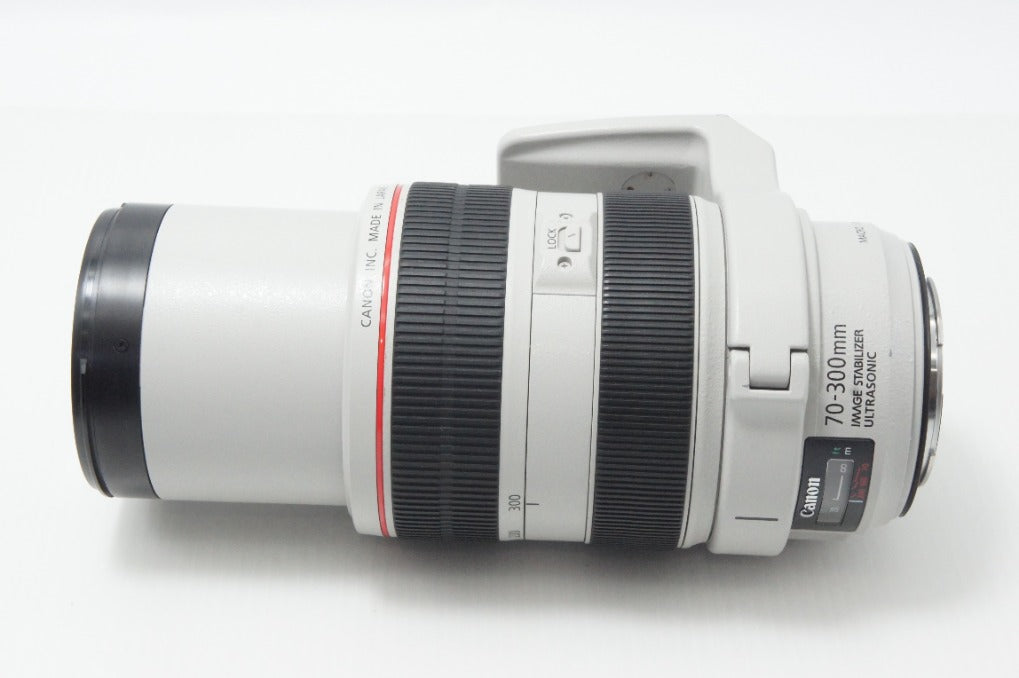 良品 Canon キヤノン EF 70-300mm F4-5.6L IS USM フルサイズ ズームレンズ フード ポーチ付 260624bc