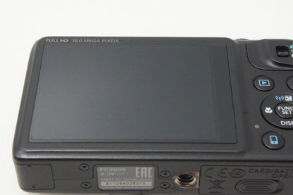 美品 Canon キヤノン PowerShot SX600 HS コンパクトデジタルカメラ ブラック 260624at
