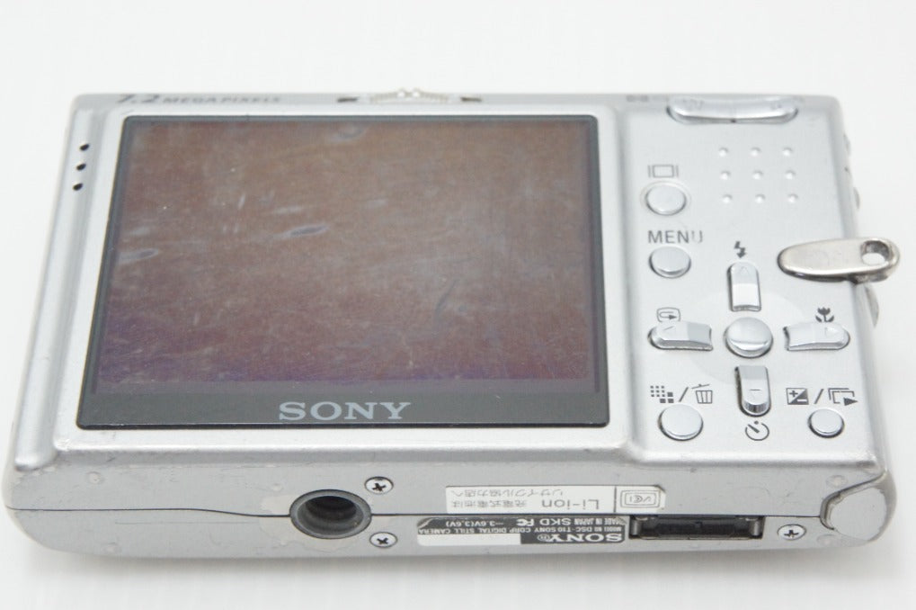 SONY ソニー Cyber-shot DSC-T10 コンパクトデジタルカメラ シルバー 260624ag