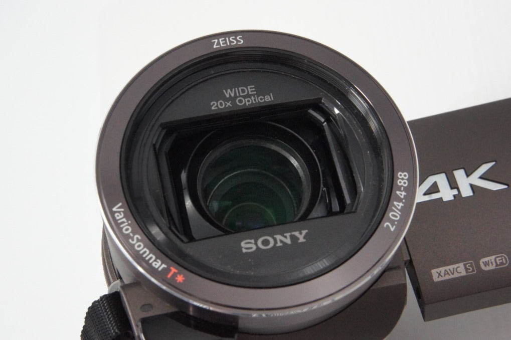 美品 SONY ソニー Handycam FDR-AX40 デジタル4Kビデオカメラレコーダー ブラウン ケース付 260624a