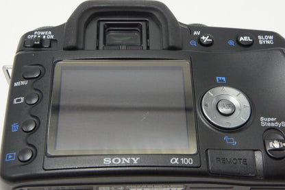 美品 SONY ソニー α100 DSLR-A100 ボディ デジタル一眼レフカメラ 260624t