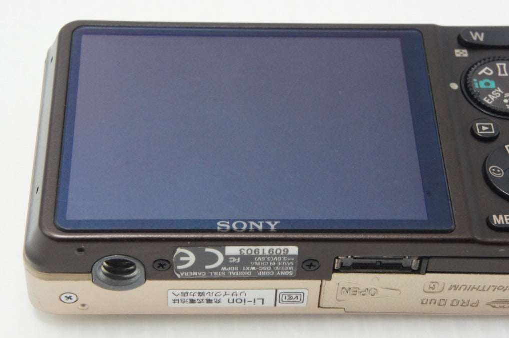 美品 SONY ソニー Cyber-shot DSC-WX1 コンパクトデジタルカメラ ゴールド 元箱付 260624d
