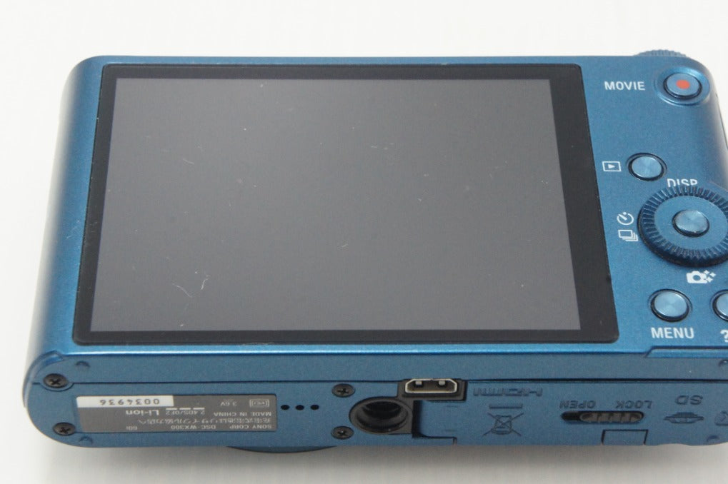 美品 SONY ソニー Cyber-shot DSC-WX300 コンパクトデジタルカメラ ブルー 260624z