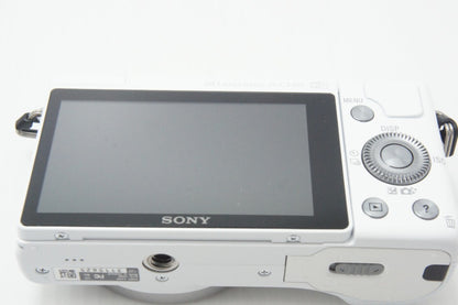 良品 SONY ソニー α5000 ボディ ILCE-5000 ミラーレス一眼カメラ ホワイト 元箱付 260626ae