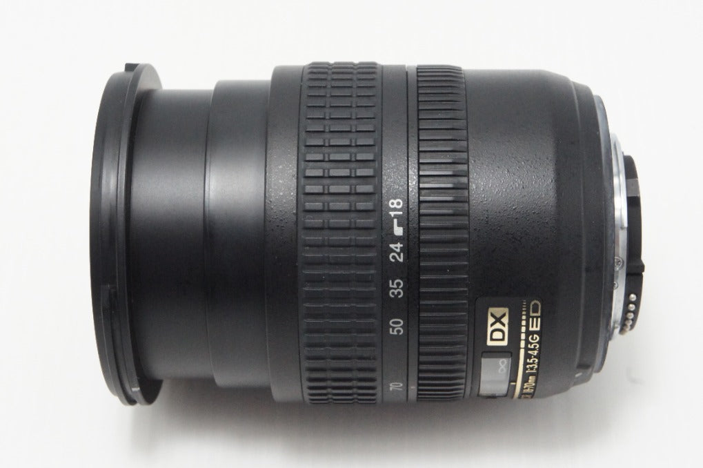 美品 Nikon ニコン AF-S DX ZOOM NIKKOR 18-70mm F3.5-4.5G IF ED APS-C ズームレンズ フード付 260616ao
