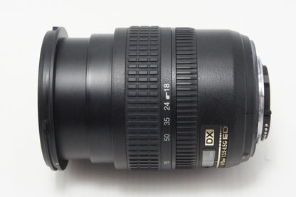 美品 Nikon ニコン AF-S DX ZOOM NIKKOR 18-70mm F3.5-4.5G IF ED APS-C ズームレンズ フード付 260616ao