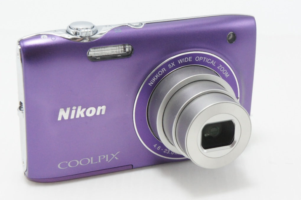美品 Nikon ニコン COOLPIX S3100 コンパクトデジタルカメラ ファインパープル 260616av