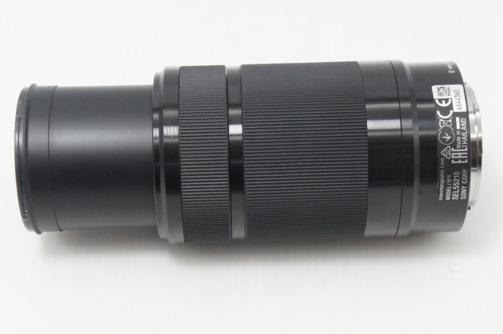 美品 SONY ソニー E 55-210mm F4.5-6.3 OSS SEL55210 Eマウント APS-C ズームレンズ ブラック フード付 260616z
