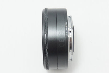 良品 Canon キヤノン EF-M 22mm F2 STM APS-C EF-Mマウント ブラック 単焦点レンズ 260616x