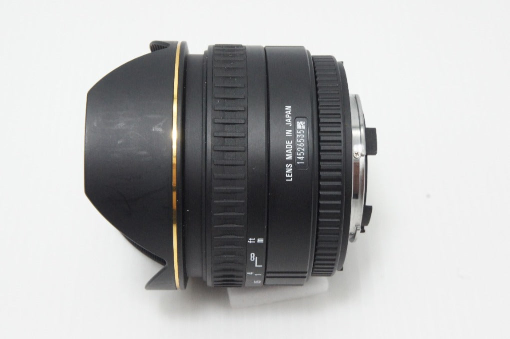 良品 SIGMA シグマ 15mm F2.8 EX DG DIAGONAL FISHEYE Nikon ニコン Fマウント 単焦点レンズ ケース付 260617d