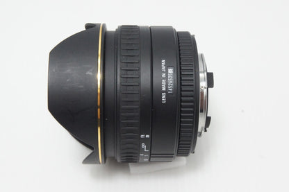 良品 SIGMA シグマ 15mm F2.8 EX DG DIAGONAL FISHEYE Nikon ニコン Fマウント 単焦点レンズ ケース付 260617d