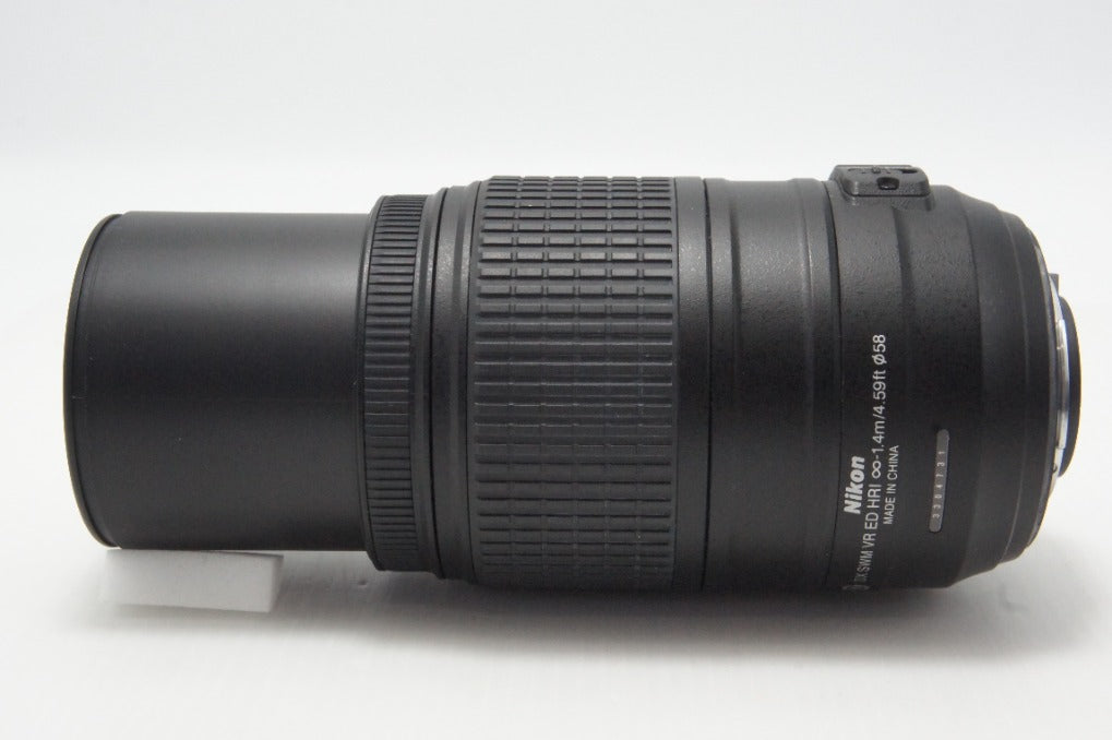 良品 Nikon ニコン AF-S DX NIKKOR 55-300mm F4.5-5.6G ED VR APS-C ズームレンズ フード ポーチ付 260618ad