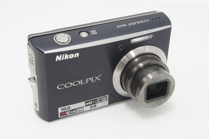 Nikon ニコン COOLPIX S610 コンパクトデジタルカメラ オーシャンブラック 元箱付 260618h