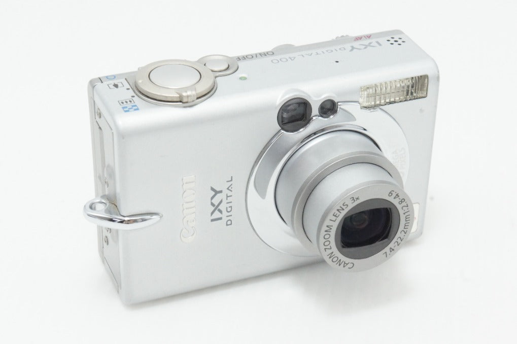 良品 Canon キヤノン IXY DIGITAL 400 コンパクトデジタルカメラ シルバー 260618o